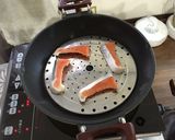 鮭パスタ（ウニクリームソース使用）作り方2写真