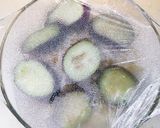 時短簡単♪レンジ蒸し鶏と温野菜の梅肉ダレ作り方4写真