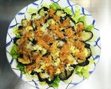義母直伝‼揚げナスのなめ茸おろしがけ作り方5写真