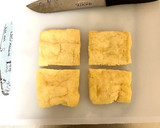 乗っけて焼くだけ！油揚げのピザ作り方1写真