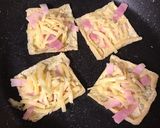 乗っけて焼くだけ!油揚げのピザ作り方5写真