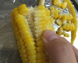 とうもろこし 実のはずしかた 冷凍保存可作り方3写真