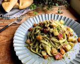 トマトとポテトのバジルパスタ作り方6写真