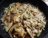 フライパンでこんがり炒め親子丼作り方3写真