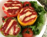 朝採り新鮮ピーマンの肉詰め作り方11写真