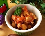 自家製トマトソースで夏野菜たっぷりスープ作り方6写真