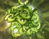 ゴーヤとウィンナーのかき揚げ作り方1写真