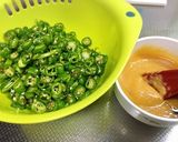 南蛮の味噌炒め作り方1写真