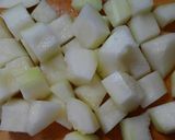 簡単❀冬瓜ともやし きのこの中華スープ♪作り方2写真
