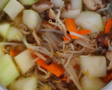 簡単❀冬瓜ともやし きのこの中華スープ♪作り方6写真