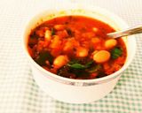 ⅲ白インゲン豆とトマトのスープ作り方6写真