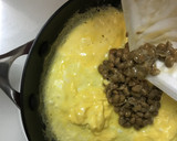 納豆オムレツにとろとろチーズかけちゃった作り方4写真