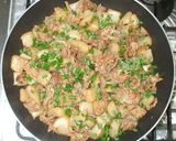 基本のこんにゃくの甘辛煮♪簡単牛肉と作り方8写真