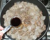 基本のこんにゃくの甘辛煮♪簡単牛肉と作り方6写真