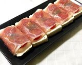 おつまみや前菜に★豆腐の生ハム巻き作り方6写真