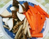 フライパンで簡単！鶏肉と根菜の炒め煮☆作り方1写真