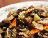 茄子と豚肉の和風オイスター炒め作り方4写真
