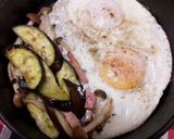 スキレットで♪目玉焼き朝食♥作り方3写真