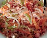 たらこと野菜の糸蒟蒻チャンプルー作り方6写真