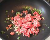 牛肉チャーハン作り方4写真