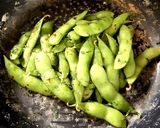 【茹でない】簡単♡焼き枝豆 のり塩ver作り方3写真