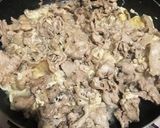 豚肉の卵とじ作り方2写真