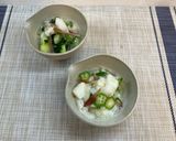 長芋とオクラの白だし漬け！作り方4写真