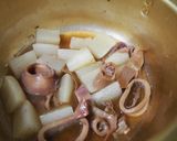イカの缶詰で♪簡単イカ大根！すぐできる！作り方3写真