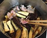 お手軽な旬の煮物♪なすと豚肉の旨煮作り方5写真