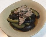 お手軽な旬の煮物♪なすと豚肉の旨煮作り方7写真