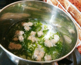 犬ご飯　とろろのっけスープご飯作り方3写真