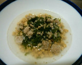 犬ご飯　とろろのっけスープご飯作り方4写真