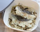 レンジで簡単! 白身魚のきのこ蒸し作り方3写真