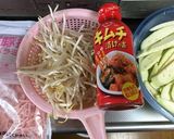 ナスともやしのキムチ炒め作り方1写真