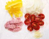 簡単♪ガーリックオイルの野菜パスタ作り方3写真
