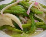 レタスとアスパラのかまぼこ中華風炒め作り方5写真