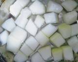 冬瓜の簡単スイーツ☆冬瓜フルーツみつ豆作り方1写真