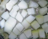 冬瓜の簡単スイーツ☆冬瓜フルーツみつ豆作り方1写真