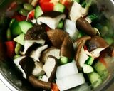 フルーツと野菜のぽん酢ジュレサラダ作り方2写真