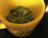 松茸のお吸い物で圧力鍋1分 茶碗蒸し作り方2写真