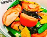 簡単☆焼き夏野菜の甘酸っぱいマリネ作り方7写真