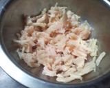 レトルトおかずで・鶏醤油バタースパゲティ作り方3写真