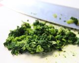 ハムとほうれん草の豆腐入りオムレツ作り方2写真