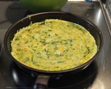 ハムとほうれん草の豆腐入りオムレツ作り方5写真