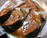 塩銀鮭のにんにく醤油漬け焼き。作り方5写真
