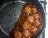 子供大好きミートボール(豚挽肉)お弁当に作り方4写真