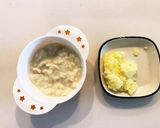離乳食 朝食 パンとジャガイモのおかゆ作り方4写真