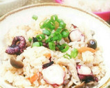 炊飯器でもちもち ＊鶏ごぼうおこわ＊作り方10写真