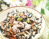 炊飯器でもちもち ＊鶏ごぼうおこわ＊作り方12写真