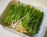 レンジで簡単！豆苗ともやしのナムル作り方1写真
